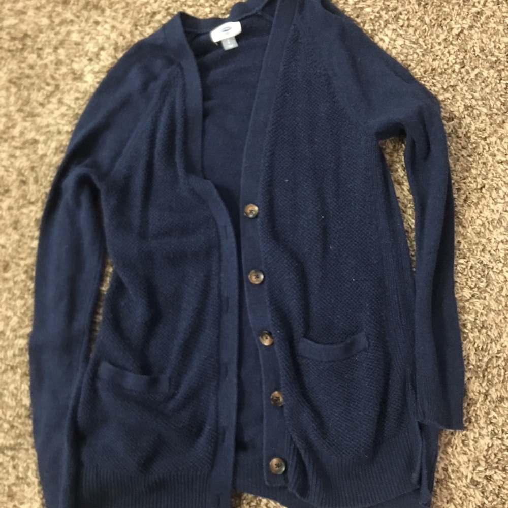 Old Navy size small navy blue cardigan